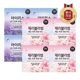 LG Household & Health Care 온더바디 플라워 휘핑비누 90g X 8개 (2종 택1) On The Body Flower Whipping Soap 90g X 8 pieces (Choose 1 of 2 types)