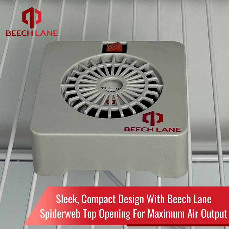 Beech Lane 12V RV Fridge Fan, Wired Connection Provides Constant
