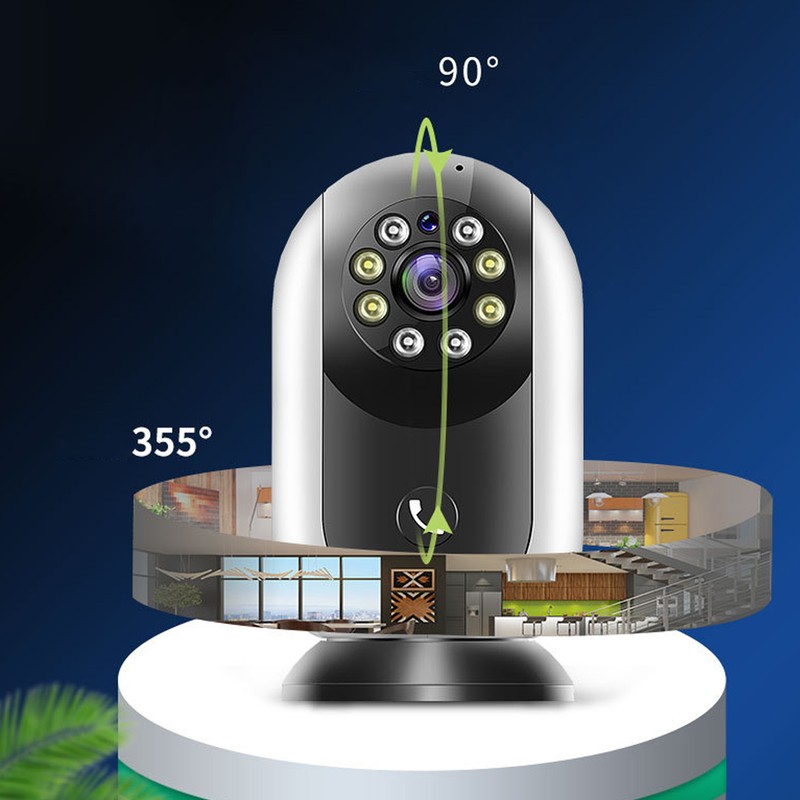 360 Degree WiFi Camera Panoramic Wireless Remote Monitoring IP CCTV