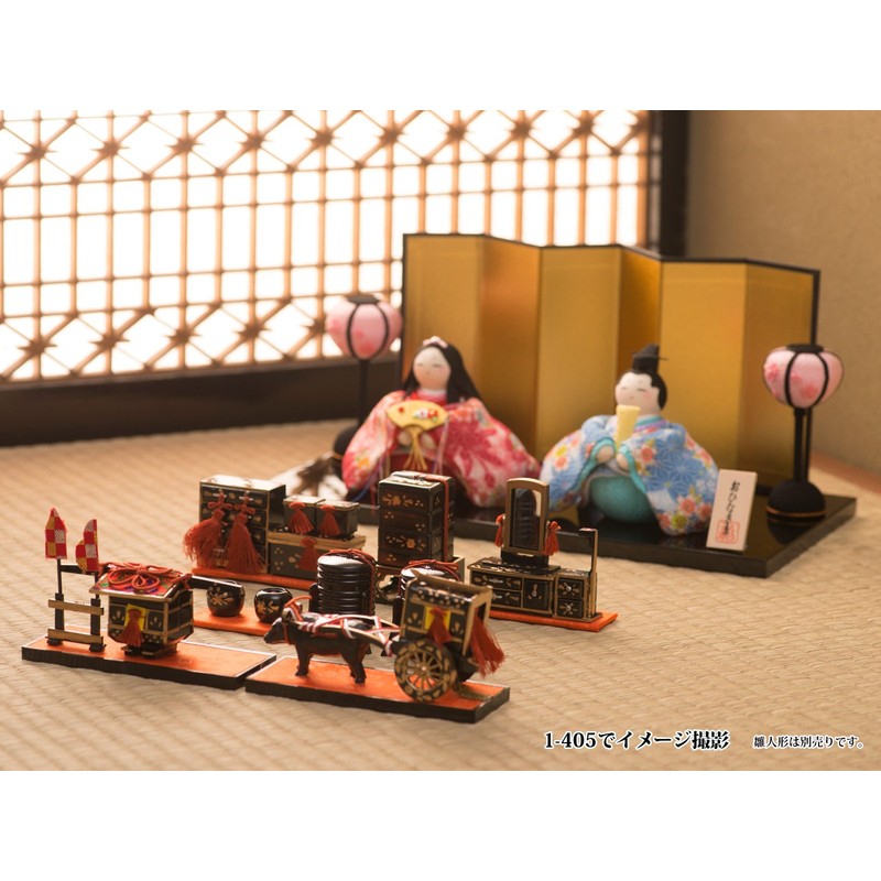ひな人形 ひな道具 雛道具 小道具 小道具セット 【ミニ匂袋プレゼントつき】 リュウコドウ