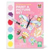 Tiger Tribe Paint-a-Picture Set (Butterflies & Flowers) - 16-Page Nature