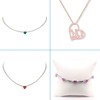 Pandahall 240pcs Crystal 12 Months Birthstone Charms Heart Shape Glass