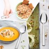 E-far Dinner Spoons Set of 6, 7.9 Inch Stainless Steel