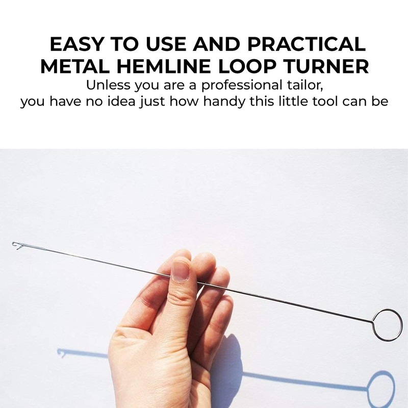 AKORD Metal Loop Turner, Silver, 10.5-Inch
