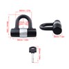 U Lock Disc Zinc Alloy Anti Theft Rust Proof Portable