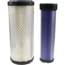 Solarhome 6666333 6666334 Inner & Outer Air Filter Kit SFA2768 X011394 Compatible with Bobcat 59144170 59144188 463 751 S530 335 E62 E85 Kubota Tractor M4700 M4900 M5400DTN M5700 MX5000