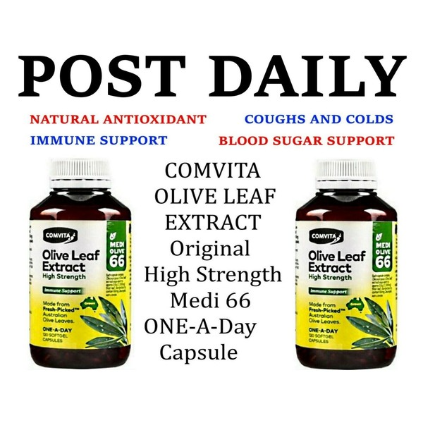 COMVITA Olive Leaf Extract High Strength ( Immune support ) 2 x 120 capsules
