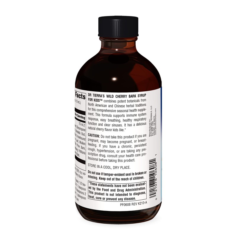 Planetary HerbalsWIld Cherry Bark Syrup for Kids - 8 Ounces