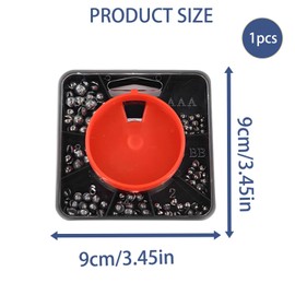179PCS Split Shot Fishing Weights, 7-Way Dispenser Fishing Tackle Set, Durable, Soft Metal Alloy Carp Fishing Weights, Fishing Sinkers Dispenser Weights for Coarse Angling
