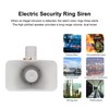 Electric Security Ring Siren Dual Tone Wired Alarm Siren Horn