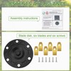 DGMI 6 Blade Disc, Robotic Lawnmower Blade Disc with Segway