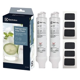 Electrolux Fridge Water Filter & Air Filter Set ACC208 - 2x Water Filters (ACC201 / 807946705), 2x PureAir Ultra II Filters (242047806) - 4 Pieces