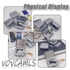 VOVCAMLS 2 Set Portable Ashtray Pocket Ashtray Windproof Ashtray with