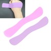 2Pcs Silicone False Eyelash Holder, Reusable Wave Shape Eyelash Extension