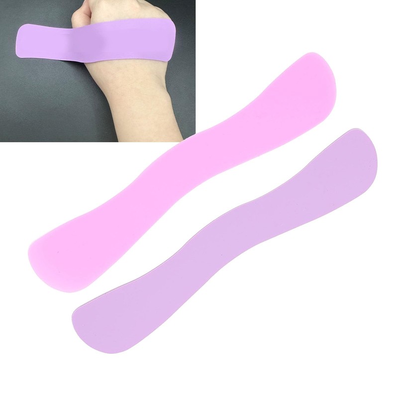 2Pcs Silicone False Eyelash Holder, Reusable Wave Shape Eyelash Extension