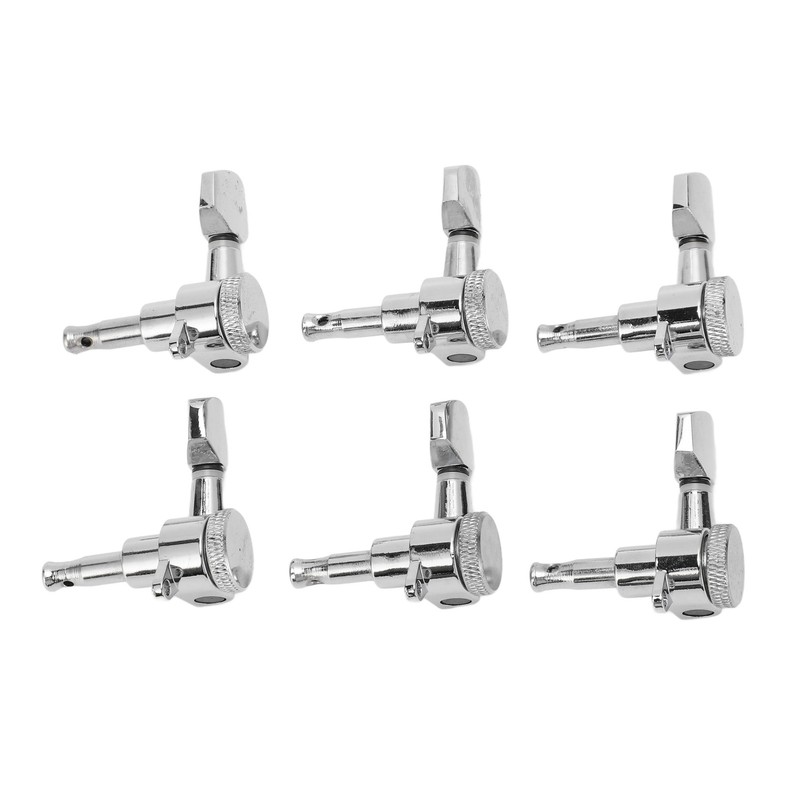 6 Set Tuning Pegs Electric Guitar Machine Heads Tuners Parts