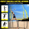 Volleyball Training Equipment, Adjustable Height Volleyball Net for Backyard Training
