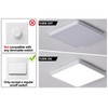 Ganeed 19.6 inch LED Ceiling Lights,39W Square Flush Mount Ceiling