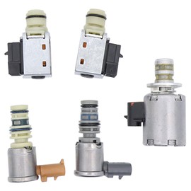 4L60E 4L65E Transmission Master Solenoid Kit Compatible with GM EPC Shift 2003-On 5pc Set