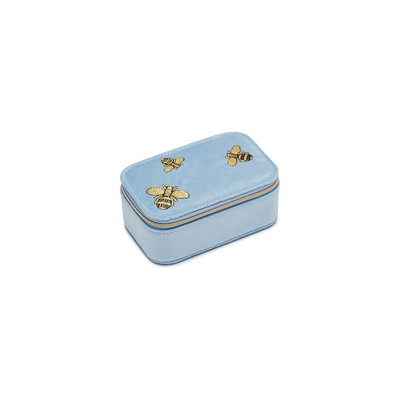 Estella Bartlett Scattered Bees Velvet Mini Jewellery Box