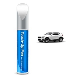 Teslaunch 614 Ice White Touch Up Paint Compatible with Volvo Exact Match Touch Up Paint Car Scratch Repair