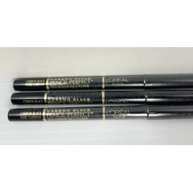 L'Oréal New (3) L'OREAL PENCIL PERFECT Self-Advancing Eyeliner - Carbon Black