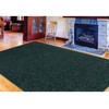 Ambiant Pet Friendly Solid Color Area Rug Forest Green, 1.5'