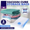 LEDON® 2/4x Space Saver Vacuum Bags Storage Seal Compressing Organizer