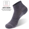 ZEAL WOOD Merino Wool Socks No Show Running Socks Mens