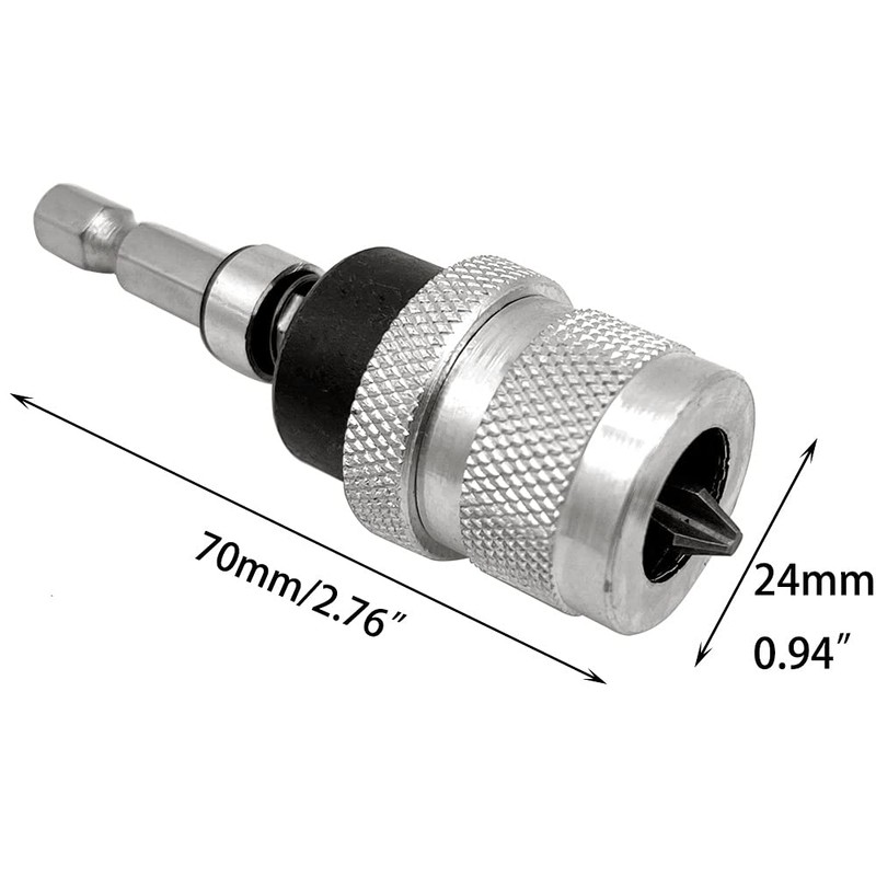Saipe Adjustable Screw Depth Setter Bit Screwdriver Bit Holder Screw