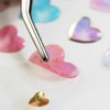Reward Stickers 3D-003 3D Heart, 3D Decoration, Translucent, 3 Sheets,