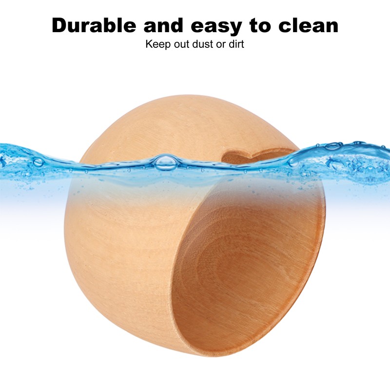 Sour Jujube Wood Condiment Jar Japanese Safe Dustproof Classic Flip