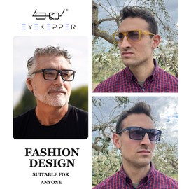 Eyekepper Transition Photochromic Reading Glasses Oversized Large Frame Tortoise +0.5