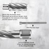 SALI 6 pcs Annular Cutter Diameter 1/2 Inch with Weldon