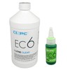 XSPC EC6 Clear Premix PC Coolant (1000mL) and ReColour Dye