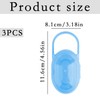 GroveEss 3PCS Pacifier Cases,Dustproof Baby Dummy Container Holders with Portable