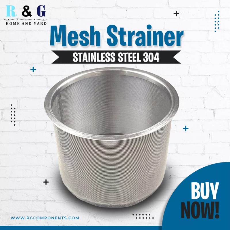 R & G 5 inch Stainless Steel Heavy Duty Filter