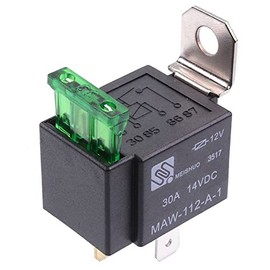 12V Automotive Fused Relay 30A 4-Pin
