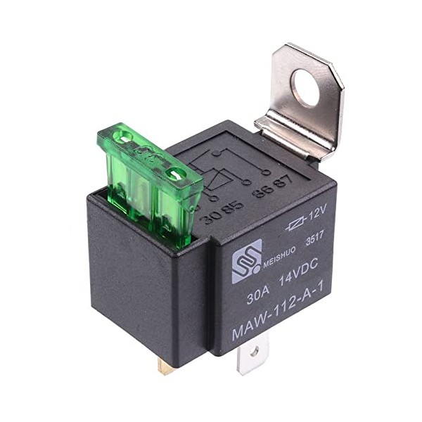 12V Automotive Fused Relay 30A 4-Pin