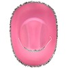 Rhode Island Novelty Child Pink Cowboy Hat with Blinking Tiara