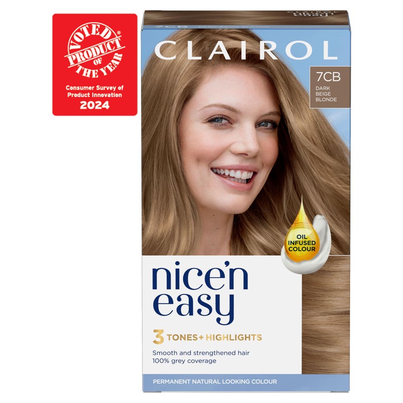 Clairol Nice'n Easy Crème, Natural Looking Oil Infused Permanent Hair
