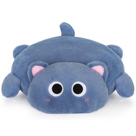 OtGalk Cat Shaped Cushion - Soft & Comfortable Chair Pad for Home, Office,Floor & Gaming Chair Seat Cushion, Sofa Cushion, Bedroom Throw Pillow - Cute Black Cat Decor, 24 x 21 inches