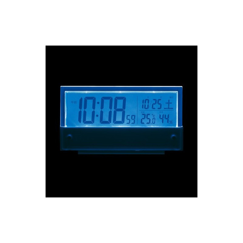 Seiko Clock SQ773S Seiko Alarm Clock, Radio-controlled Digital Calendar, Temperature
