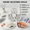 Masquerade Mask Polymer Clay Molds Dance Party Mask Silicone Mold