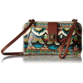 Sakroots Artist Circle Large Smartphone Crossbody, Natural One World