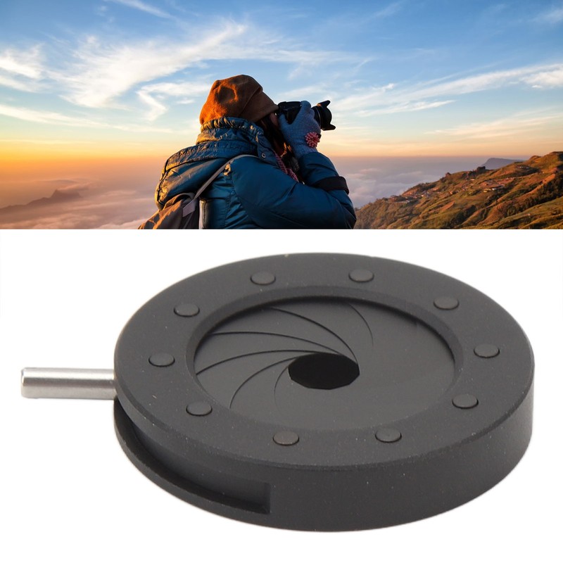 Adjustable Iris Aperture Diaphragm 1 to 16mm Aluminum Alloy Iris