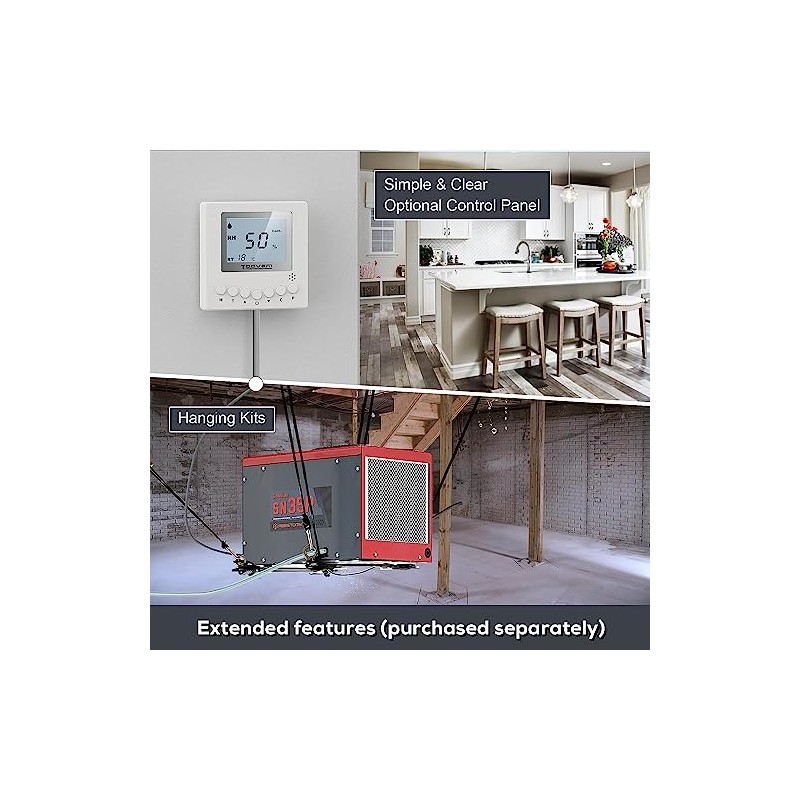 Abestorm Hanging Kits for Crawl Space & Basement Dehumidifiers, Easy