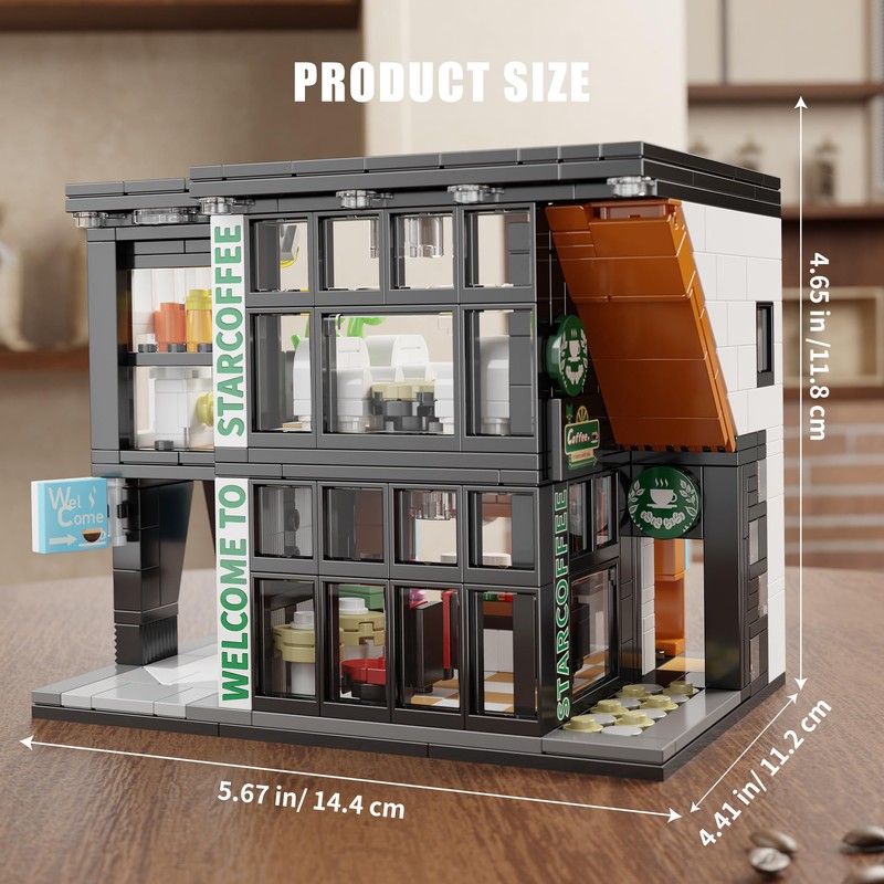 TYCOLE City Coffee Shop Building Blocks
