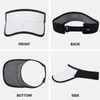 HH HOFNEN Sports Sun Visor Hats Men Women Foldable Brim