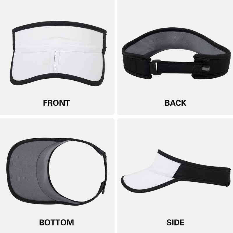 HH HOFNEN Sports Sun Visor Hats Men Women Foldable Brim